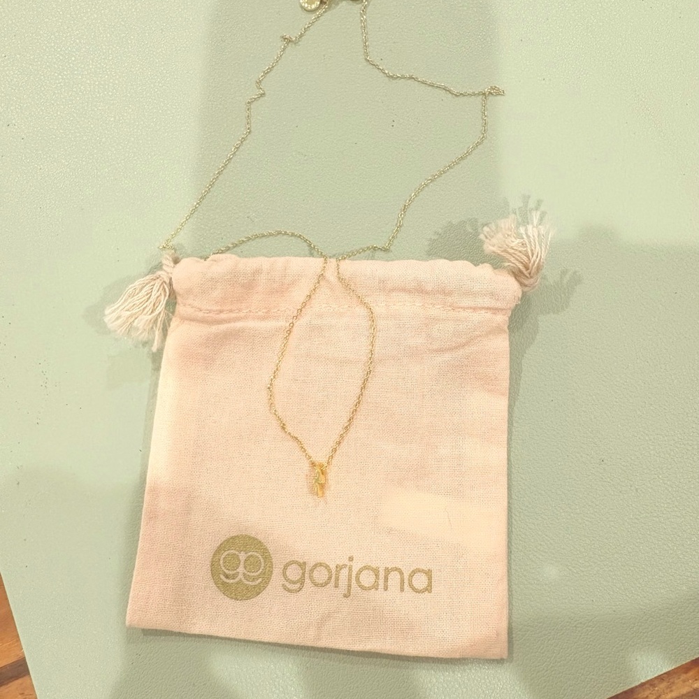 Gorjana Gold Lightning Bolt Necklace